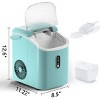 Kismile 34-lbs. Ice Per day Countertop or portable Nugget/Pebble Ice Maker ( Black ) - 4 of 4