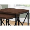 Monarch Specialties 2 Piece Square Nesting Accent Table Set - 3 of 4