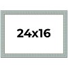 PosterPalooza | Refined Blue Picture Frame - UV Acrylic, Backing Board, Hanging Hardware Included - 2 of 4