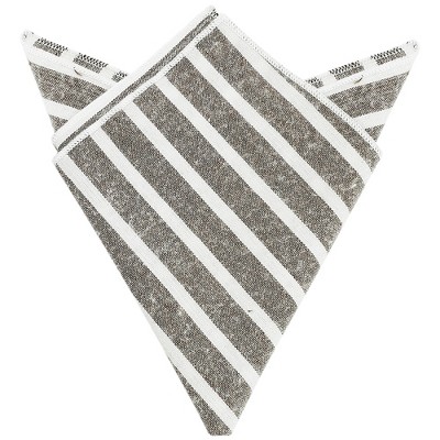 INSPIRE CHIC Men's Stripes Pattern Decorative Pocket Square