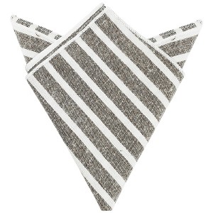 INSPIRE CHIC Men's Stripes Pattern Decorative Pocket Square - 1 of 4