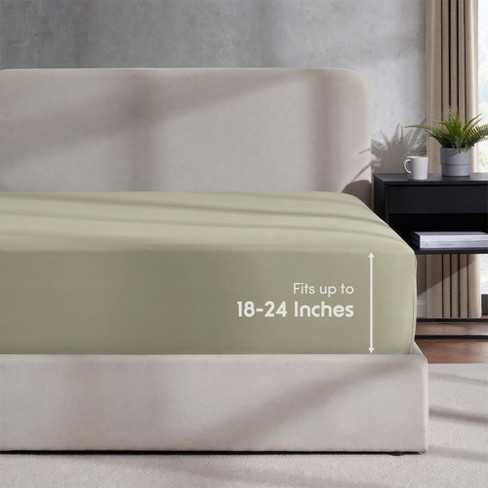 Empyrean Extra Deep Pocket Single Fitted Sheet - image 1 of 4