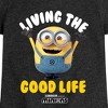 Girls' - Despicable Me Minions - Living The Good Life Fitted Short Sleeve Graphic T-Shirt - 2 of 4