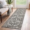 Area Rug Vintage Medallion Carpet Washable Rug Stain Resistant Throw Carpet Non Shedding Low Pile Folding Floor Cover - 2 of 4