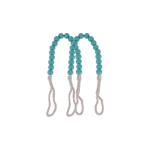 Unique Bargains Wooden Bead Curtain Polyester Wood Lake 2 Pcs - 1 of 4