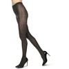 Memoi Women's Opaque Leopard Luxe Nylon Tights - 4 of 4