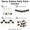 Big Dot of Happiness Adult 50th Birthday - Gold - Birthday Party Supplies Decoration Kit - Decor Galore Party Pack - 51 Pieces - 2 of 4