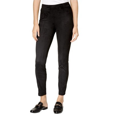 Kensie Womens Faux Suede Casual Leggings