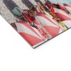 Henrike Schenk - Travel Photography The Red Beach Umbrellas Amalfi Welcome Mat -Society6 - 3 of 3