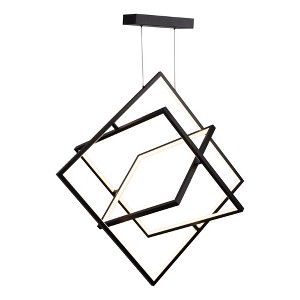 Artcraft Lighting Graymar 1 - Light Chandelier in  Black - 1 of 4
