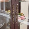 Dolonm 51.58 in. H Curio Cabinet, Glass Display Cabinet, Wine Cabinet with LED Lights, 2 Doors & Adjustable Shelves - 3 of 4