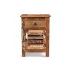 Wooden Side Table with Drawer and Cabinet, End Table for Sofa, Nightstand for Bedroom or Living Room-The Pop Home - 3 of 4