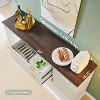 Buffet Sideboard Cabinet with Storage, Modern Buffet Table with Adjustable Shelves, Coffee Bar Cabinet with 2 Drawers & 4 Doors - 2 of 4