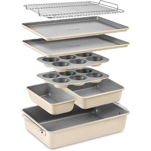 Bakken Swiss 8-Piece Stackable Bakeware Set - Non-Stick Coating For kitchen - 1 of 4