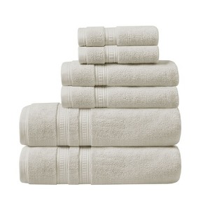 SEVOBAL Bath Towel and Washcloth Sets Feather Touch Antimicrobial Towel Set with Premium Softness for Bathroom Use, Seafoam, 14.17"*10.24"*8.27" - 1 of 4
