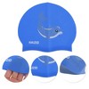 Unique Bargains Kid's Silicone Cartoon Dolphin Swim Cap 1 Pc - 3 of 4