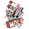 Girls Minecraft Wolf Hearts T Shirt - 2 of 3