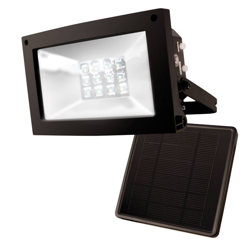 Maxsa Innovations Solar Powered Flood Light with Cool White LED, 1 of 8