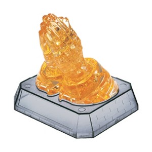Bepuzzled Praying Hands 3D Crystal Puzzle - 42pc - 1 of 4