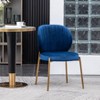 APRILSOUL 30.50" Contemporary Velvet Upholstery Dining Chair,Set of 2 - 2 of 4