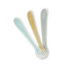 SARO Silicone Baby Spoons – Set of 3 Ergonomic First-Stage Feeding Utensils, Soft BPA-Free Tips for Infants & Toddlers - 4 of 4