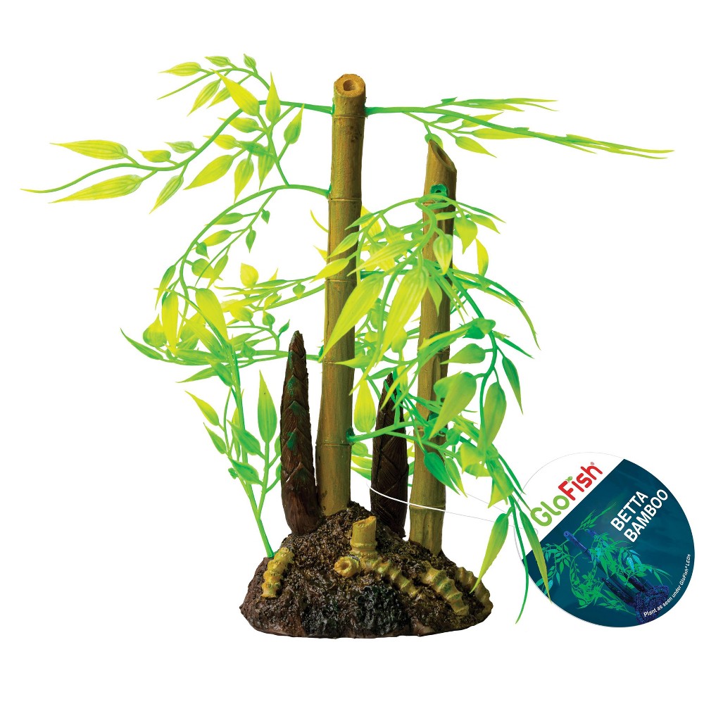 GloFish Betta Bamboo Decoration for Tropical Freshwater Betta Aquarium Ornaments