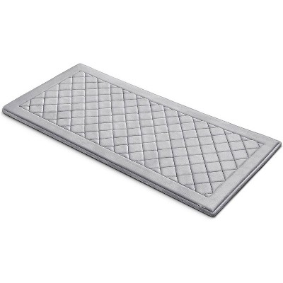 Softlux Extra Thick Charcoal Infused Memory Foam Runner Bath Mat - Microdry  : Target