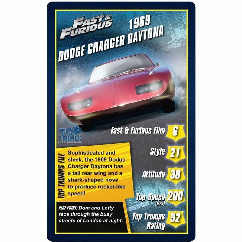 Top Trumps Fast and Furious Top Trumps Card Game, 2 of 5