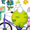 Slickblue Cycling-Inspired Bicycling Wall Decal 19.5x27 inch – Quick & Easy Apply Vinyl Art for Home Decor - 2 of 3
