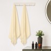 Unique Bargains 100% Cotton Solid Quick Dry Highly Absorbent Bath Towels 2 Packs - 4 of 4