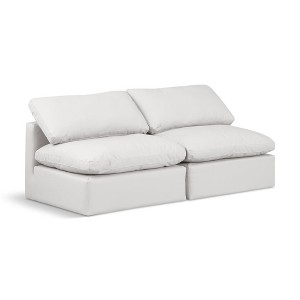 Meridian Furniture,Indulge Vegan Leather Modular Sofa - 1 of 4