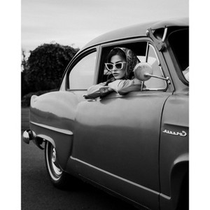 Poster Master Woman in Classic Car - 1 of 1