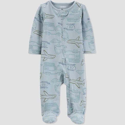 Carter s Just One You Baby Boys Transportation Footed Pajama