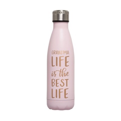 Angel's Face - Water Bottle with Holder Pearl Pink - Designer Children's Clothing