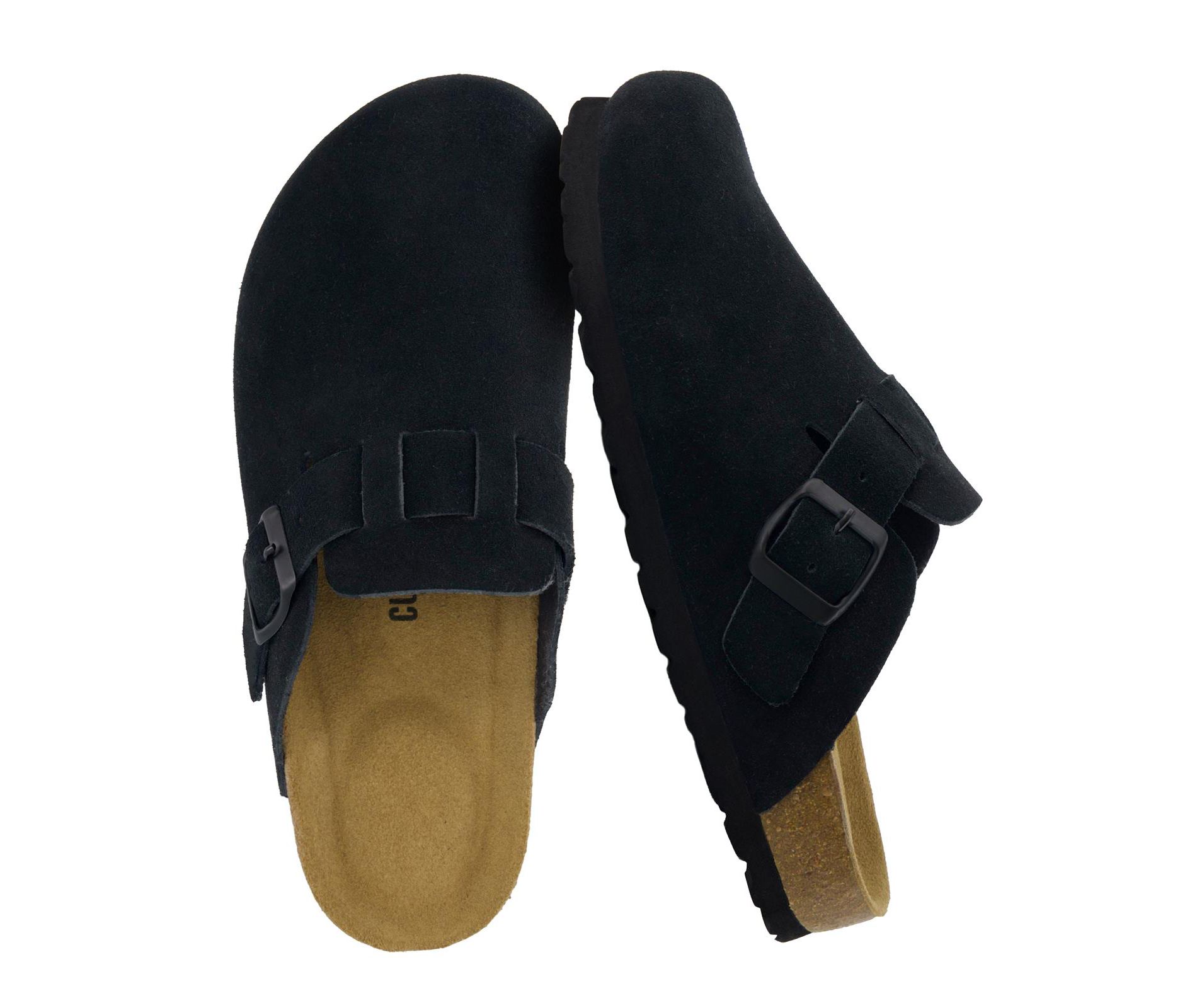 CUSHIONAIRE Hana - Genuine Leather Suede Classic Clog Womens Shoes - Slip On Mule Comfortable Shoes for Women