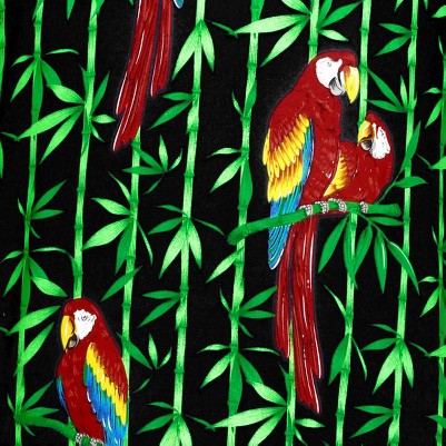 parrot leaf black