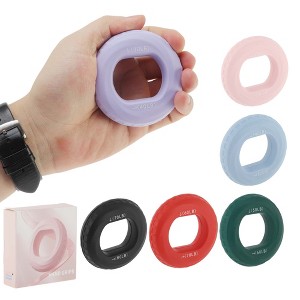 Unique Bargains Silicone Hand Grip Circle Adjustable Strength Grip 70-80LBS - 1 of 4