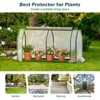 Tangkula Portable Mini Greenhouse Plant Greenhouse Tent with Roll-Up Zippered Door Indoor Outdoor Green Hot House Sun Protection - 4 of 4