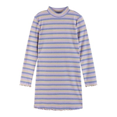 Andy & Evan  Toddler  Knit Striped Asymmetrical Dress