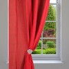 Evideco French Home Goods Set of 2 Metal Curtain Tiebacks – Elegant Poppy Flower Design Clip – No Installation Required - 2 of 4