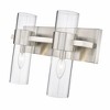 Lawson 2-Bulb Dimmable Vanity Light - Modern Steel Fixture for Bathroom, 17" Wide - 2 of 4