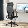 SUGIFT Office Chair Ergonomic Desk Chair with Mesh Back, Headrest & 3D Armrests – Black - 3 of 4