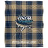 The University Of South Carolina Beaufort Campus Plaid Spirit Silky Touch Super Soft Throw Blanket 50x60 - 2 of 4