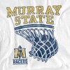 Murray State University Basketball Hoop Adult T-Shirt Athletic Heather - 2 of 4