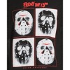 Seven Times Six Friday The 13th T-Shirt Men's Jason Voorhees Mask Short Sleeve Graphic Top Black - 2 of 4