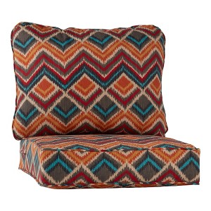 2-Piece Deep Seat Outdoor Cushion Set - 1 of 4