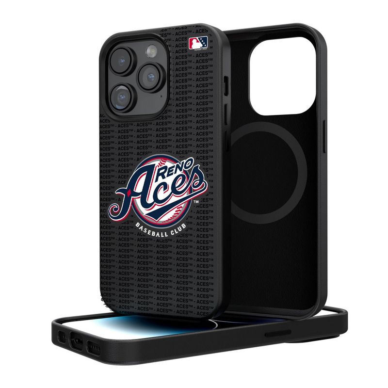 Keyscaper Reno Aces Text Backdrop Magnetic Phone Case, 1 of 8