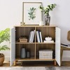 NicBex Sideboard Buffet Cabinet with 2 Doors Modern Coffee Bar Cabinet for Kitchen,Living Room,White - 3 of 4