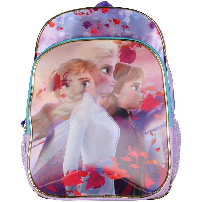 Disney Frozen II Elsa And Anna 2-Image Lenticular Kids 16" Backpack Tote Bag Multicoloured, 2 of 5