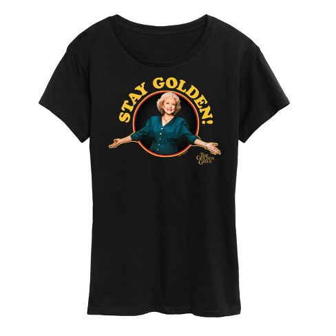 Women's - The Golden Girls - Rose Stay  Golden Short Sleeve Graphic T-Shirt - image 1 of 4